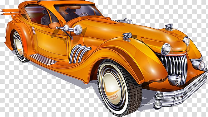 Sports car Classic car Vintage car Retro-style automobile, car transparent background PNG clipart