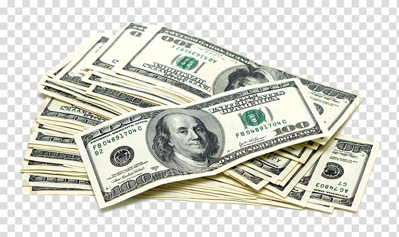 bundle of 100 US dollar banknote, United States Dollar Money Banknote Coin United States one hundred-dollar bill, Stack of dollar,banknote transparent background PNG clipart