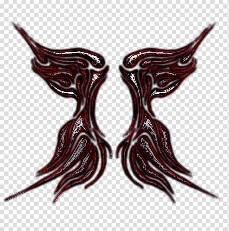 Legendary creature Font, Tattoo wings transparent background PNG clipart