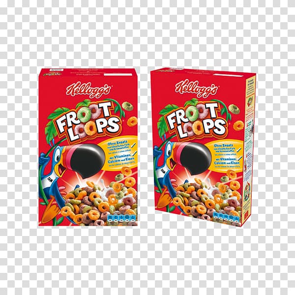 Breakfast cereal Froot Loops Kellogg\'s, breakfast transparent background PNG clipart