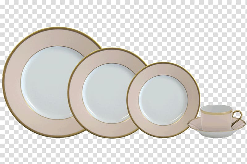 Table setting Plate Porcelain Haviland & Co. Tableware, bread dish transparent background PNG clipart