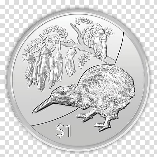 New Zealand Flightless bird Coin Symbol, Australian Dollar transparent background PNG clipart