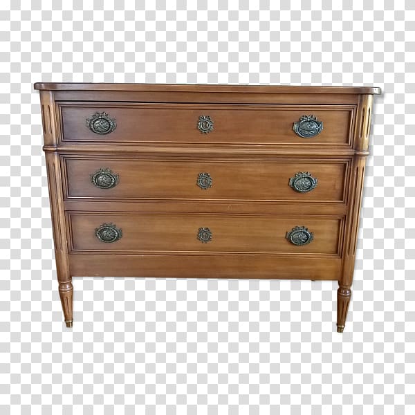 Chest of drawers Bedside Tables Commode Chiffonier, Louis Xvi Style transparent background PNG clipart