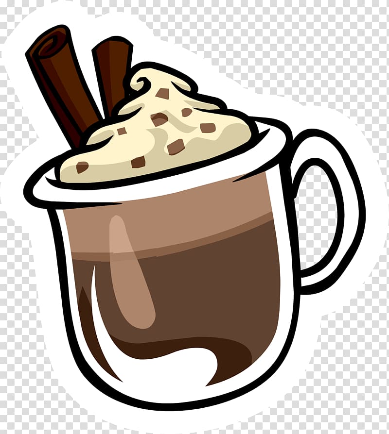 Hot chocolate Chocolate bar Chocolate cake , coffe cup transparent background PNG clipart