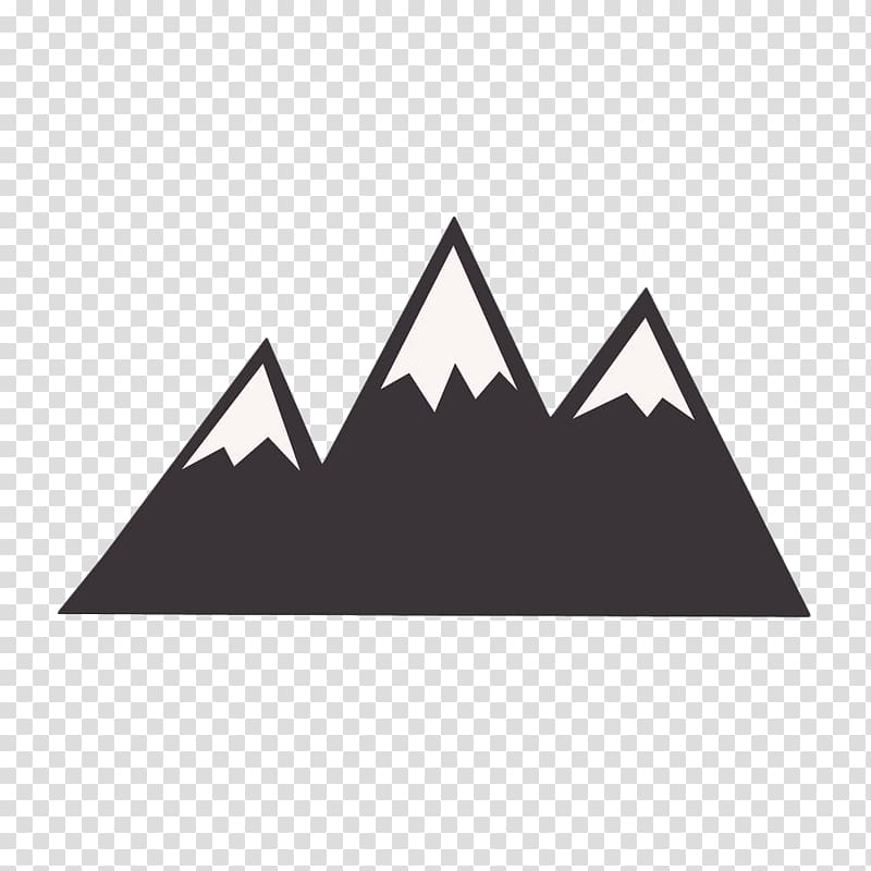 Pictogram Illustration, Black floating mountain transparent background PNG clipart