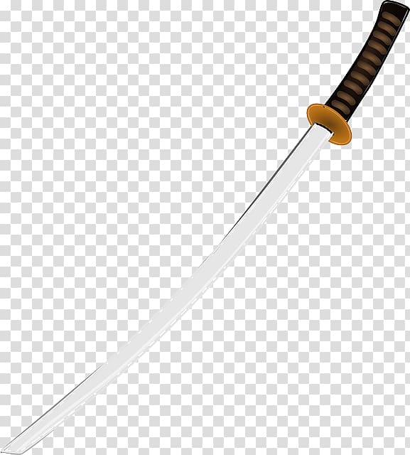 Cold weapon Material Pattern, Japan samurai sword transparent background PNG clipart