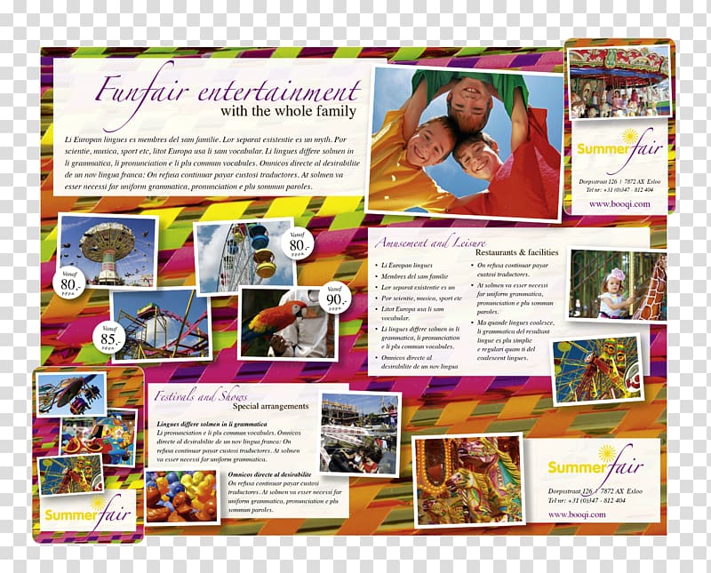 Brochure, summer template transparent background PNG clipart