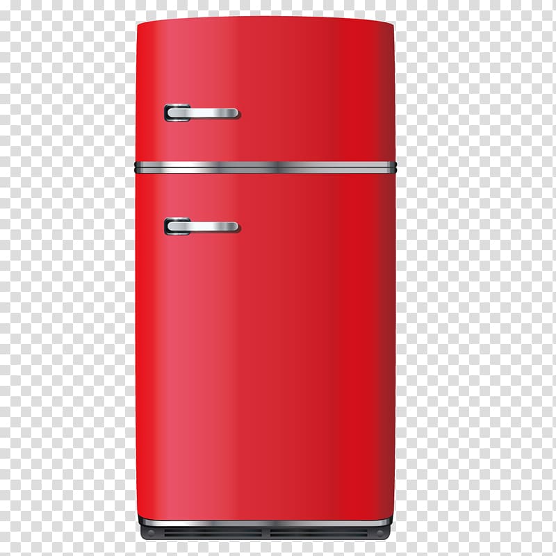 Refrigerator Red, Beautifully refrigerator transparent background PNG clipart