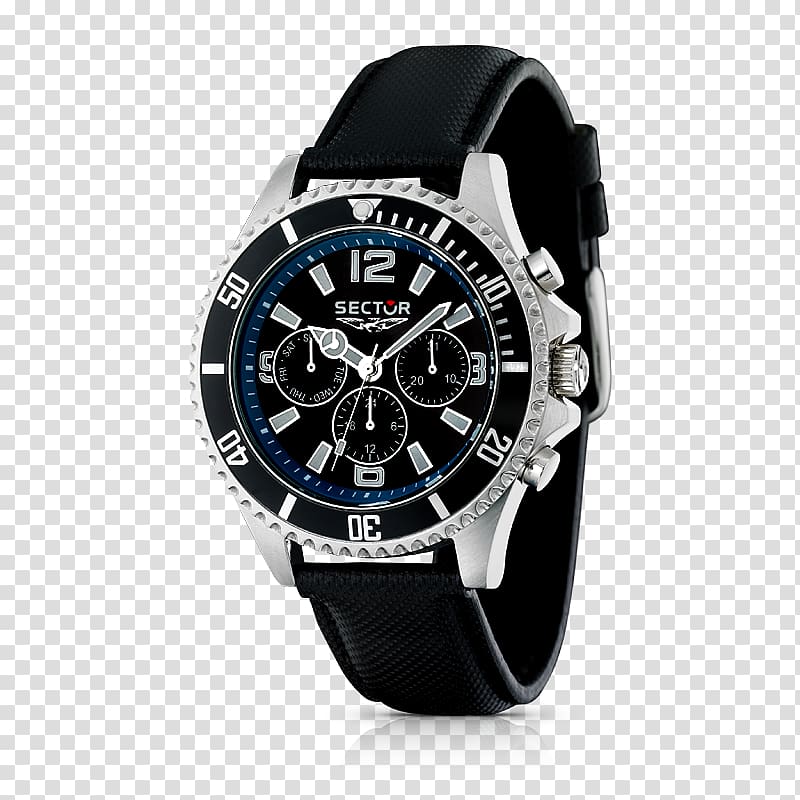 Chronograph Watch Quartz clock Water Resistant mark Strap, sector transparent background PNG clipart