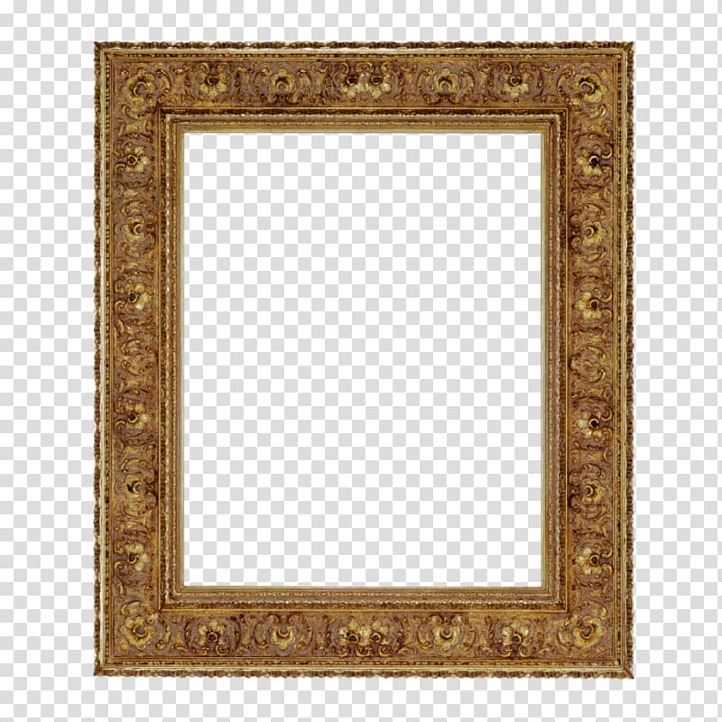 Frames Decorative arts Mat , Gold paint transparent background PNG clipart