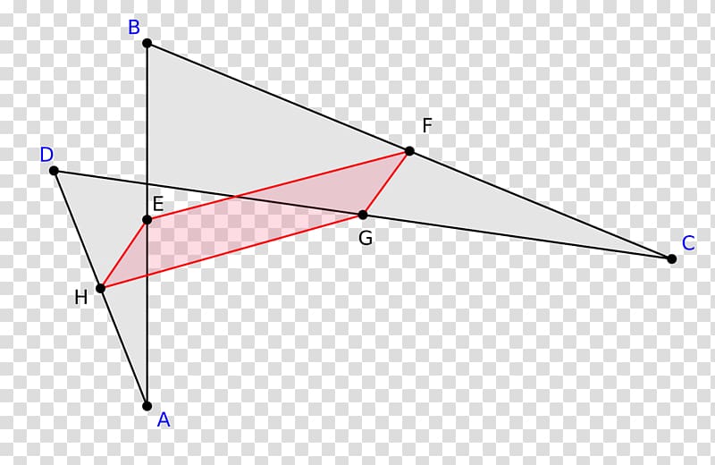 Triangle Varignon\'s theorem Quadrilateral Parallelogram, Rhombus transparent background PNG clipart