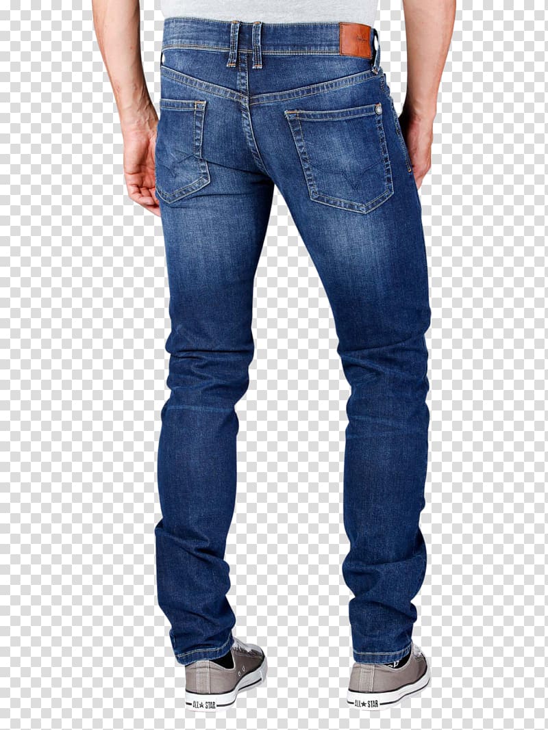 Jeans Blue Denim Slim-fit pants, broken jeans transparent background PNG clipart