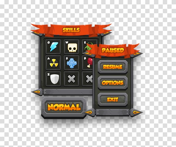 Pixel art Graphical user interface 2D computer graphics, Interface Game transparent background PNG clipart