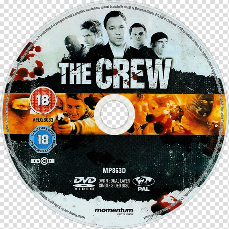 The Crew DVD-Video, film crew transparent background PNG clipart