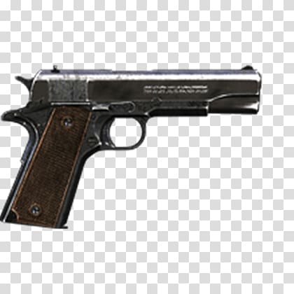 .45 ACP M1911 pistol Firearm Magazine, Handgun transparent background PNG clipart