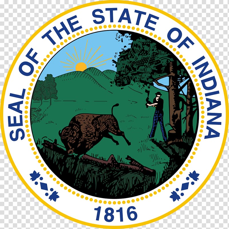 Seal of Indiana Seal of Washington U.S. state , indiana transparent background PNG clipart