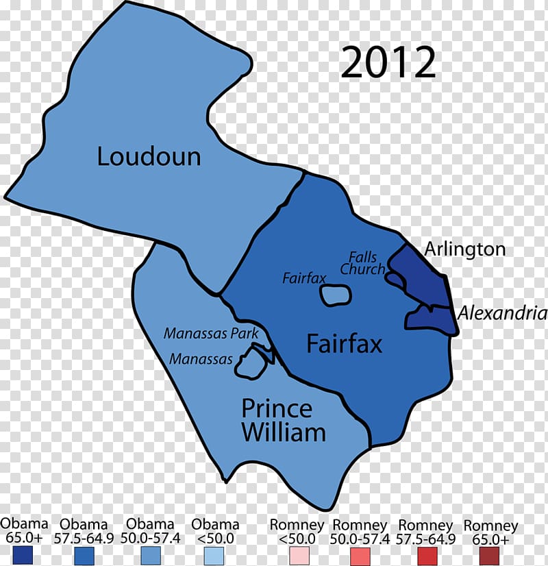 Fairfax County Loudoun County United States presidential election in Virginia, 2016 Virginia gubernatorial election, 2017 Map, map transparent background PNG clipart