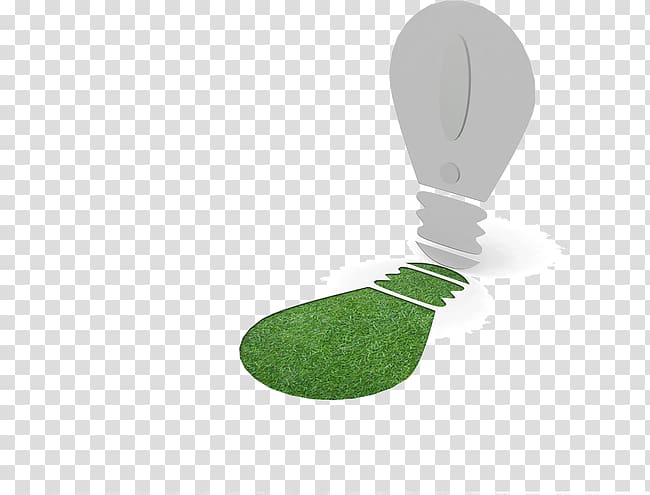 Golf ball Green Brand, Creative bulb silhouette transparent background PNG clipart