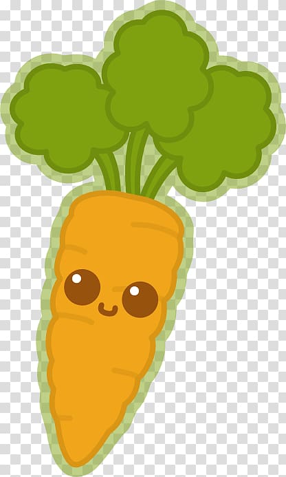 Carrot Kavaii Food Vegetable, carrot transparent background PNG clipart