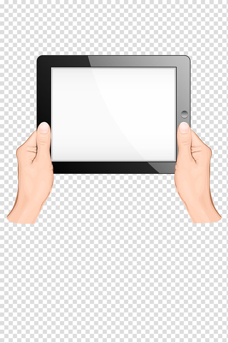 black iPad illustration, iPad 3 iPad mini Adobe Illustrator, Tablet realistic shadow transparent background PNG clipart