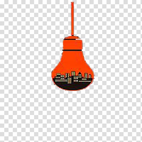 Incandescent light bulb City, City light bulb transparent background PNG clipart