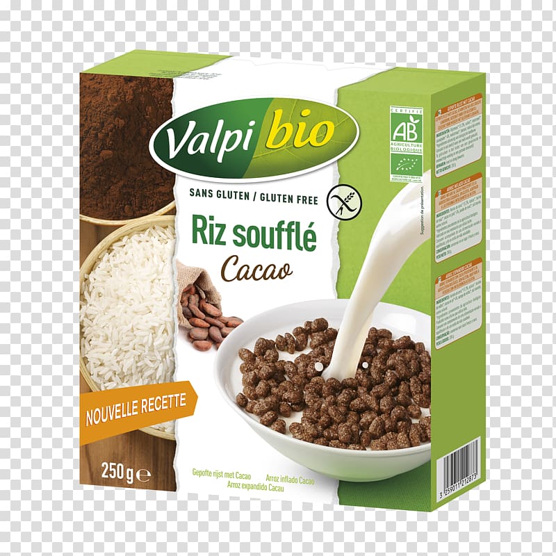 Puffed rice Soufflé Breakfast cereal Muesli Cocoa solids, rice transparent background PNG clipart