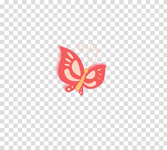 Butterfly Red Drawing Cartoon, Red butterfly transparent background PNG clipart