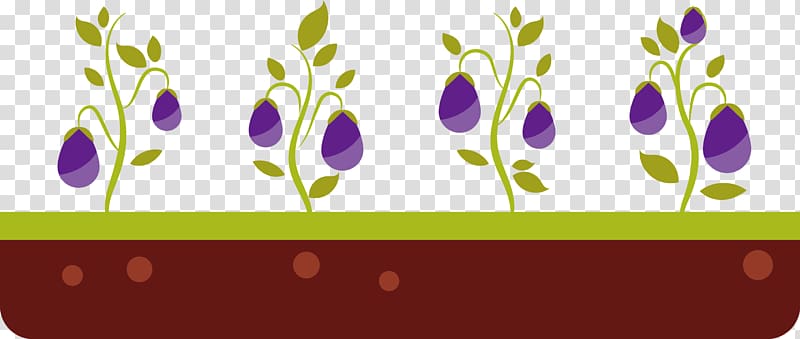 Hay Day Farm, The eggplant in the field transparent background PNG clipart