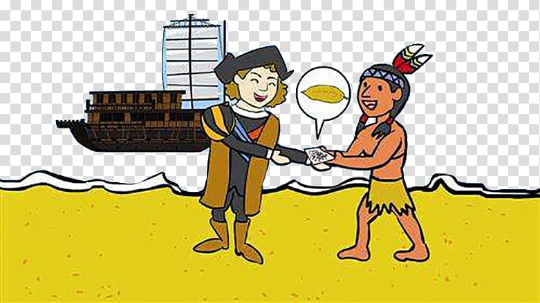 Vertebrate Fiction Cartoon Human behavior Illustration, Make friends with native people transparent background PNG clipart