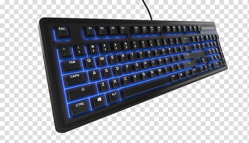 Computer keyboard Gaming keypad SteelSeries Apex 100 Membrane Keyboard SteelSeries Apex 300, Gaming Keyboard transparent background PNG clipart