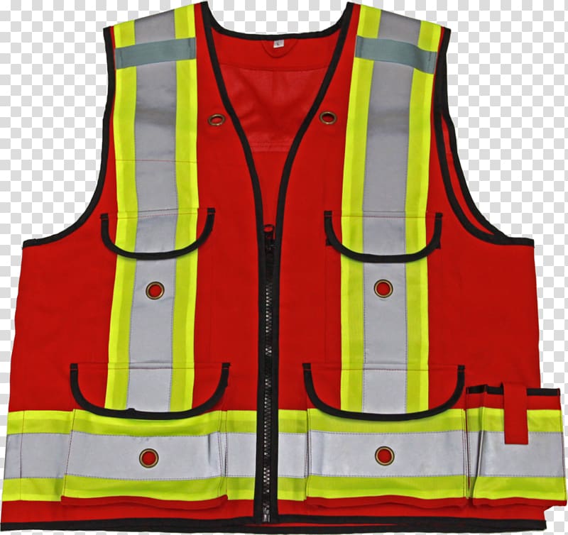 High-visibility clothing Gilets Jacket Safety, vest line transparent background PNG clipart