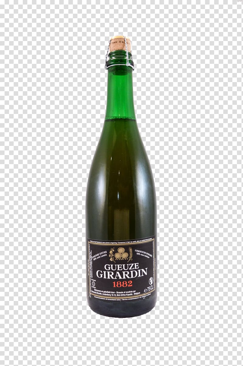 Liqueur Gueuze Champagne Beer bottle, champagne transparent background PNG clipart