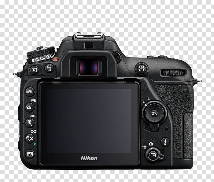 Nikon D7500 Nikon D500 Digital SLR Nikon DX format, Camera transparent background PNG clipart