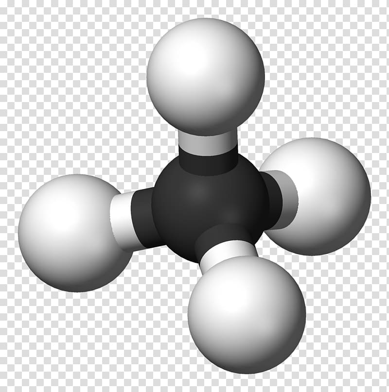 Methane Molecule Alkane, 3 transparent background PNG clipart