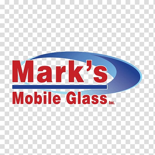 Mark's Mobile Glass Logo Quarter glass Windshield, glass transparent background PNG clipart
