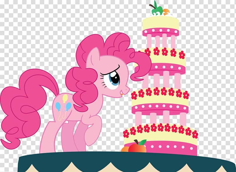 Pinkie Pie Sugarcube Corner Bakery Ponyville Food, marzipan transparent background PNG clipart
