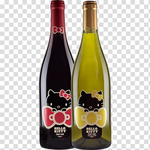 Red Wine Hello Kitty Pinot noir Sauvignon blanc, oregon wine grapes transparent background PNG clipart