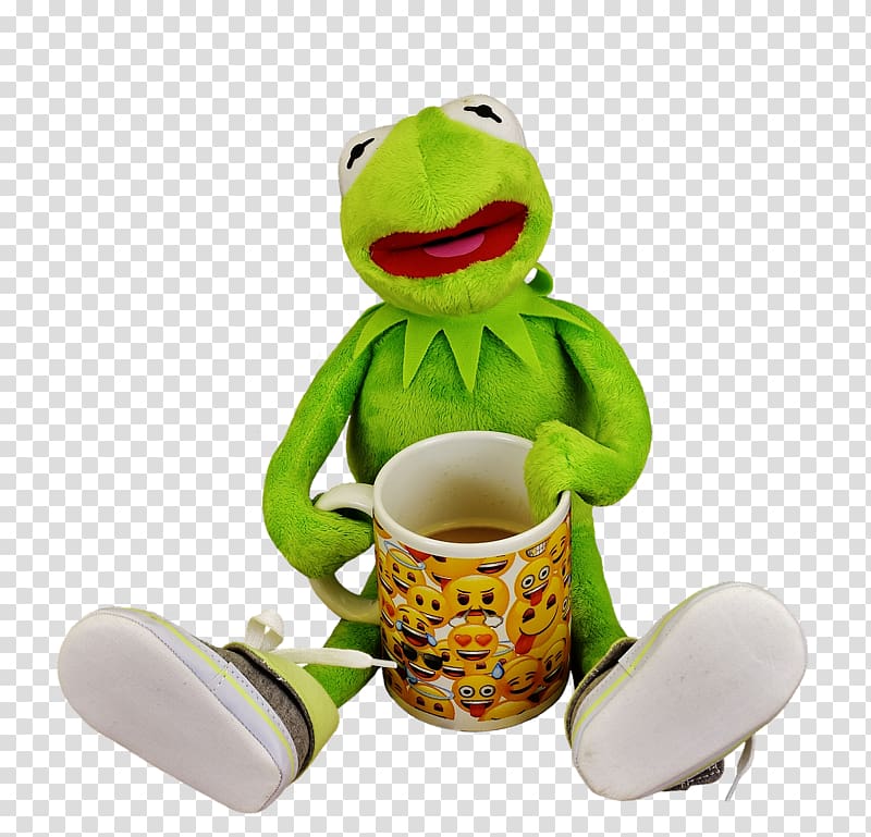 Kermit the Frog Coffee Miss Piggy , frog transparent background PNG clipart