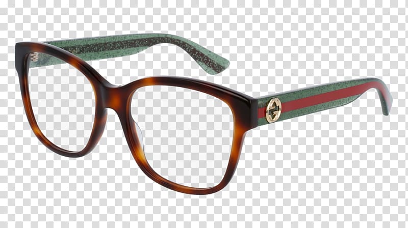 Gucci Sunglasses Eyeglass prescription Eyewear, glasses transparent background PNG clipart