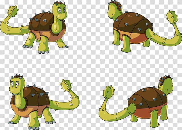 Tortoise Fauna Character Cartoon Terrestrial animal, family skype interview transparent background PNG clipart