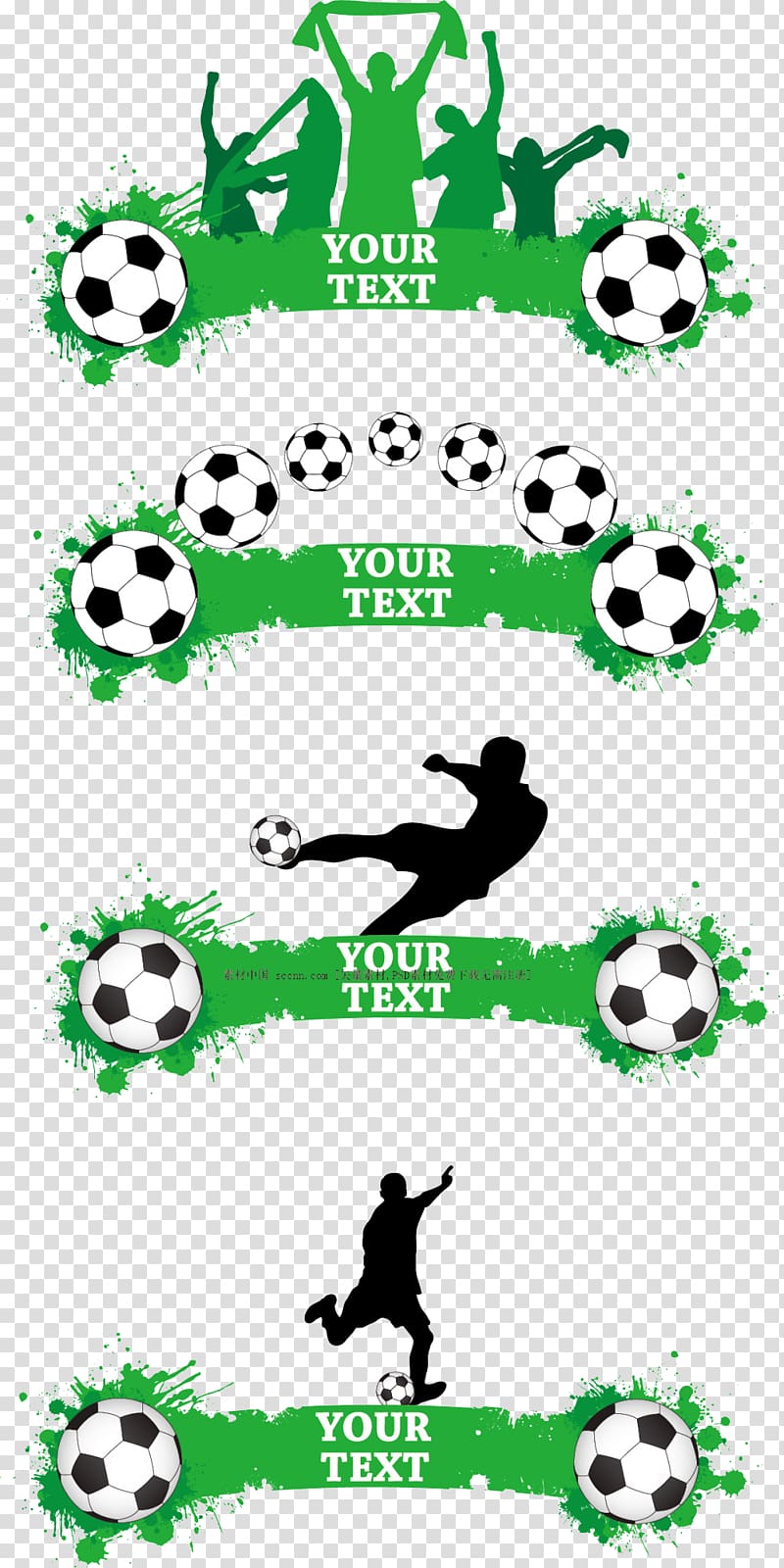 Football Banner, Football theme banner , soccer ball illustration transparent background PNG clipart