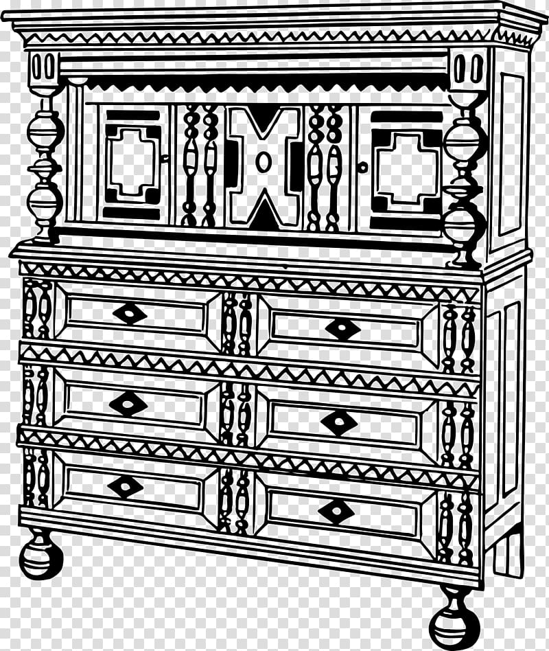 Bedside Tables Chest of drawers , Painted Cabinets transparent background PNG clipart