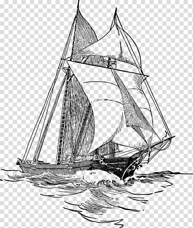 Sailing ship Sailboat Drawing, sail boat transparent background PNG clipart