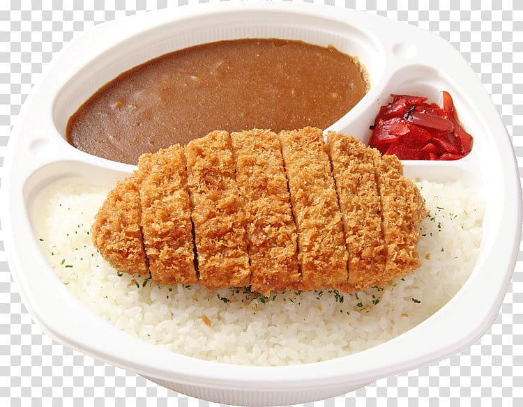 Menchi-katsu Tonkatsu Japanese curry Asian cuisine Cutlet, curry transparent background PNG clipart