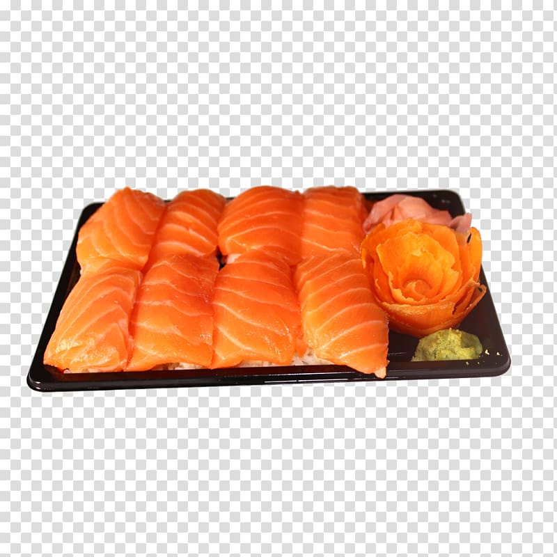 California roll Smoked salmon Sashimi, plateau transparent background PNG clipart