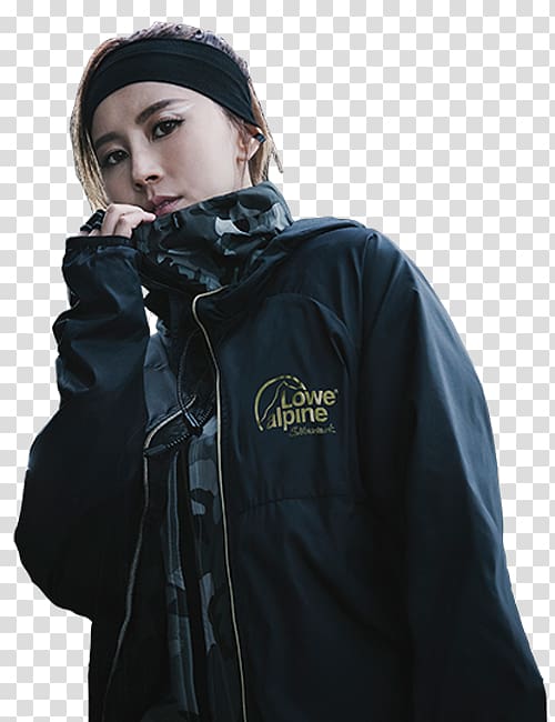 Hoodie Lowe Alpine Theresa Fu Coat Jacket, brand ambassador uniform transparent background PNG clipart