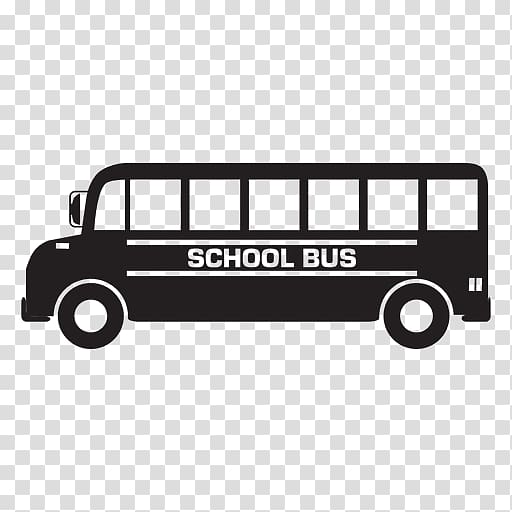 School bus Silhouette, school bus transparent background PNG clipart