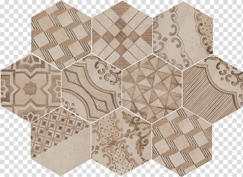 Porcelain tile Clay Hexagon MARAZZI GROUP SRL, others transparent background PNG clipart