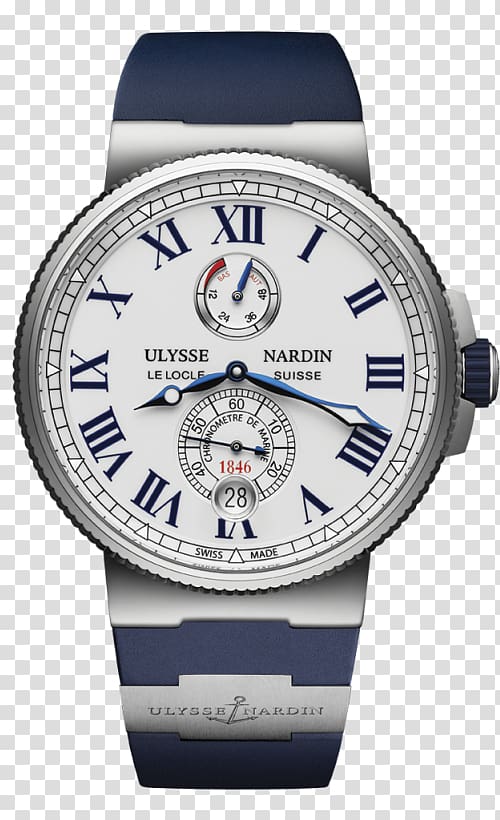 Ulysse Nardin Marine chronometer Chronometer watch Le Locle, watch transparent background PNG clipart