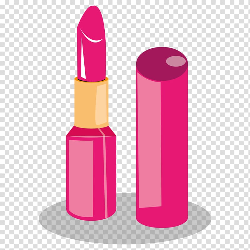 Lipstick Cosmetics Cartoon, Cartoon Lipstick transparent background PNG clipart